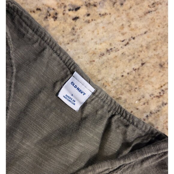 Old Navy Green Waist-Defined Sleeveless Cropped Cami Jumpsuit Size L - Picture 8 of 13